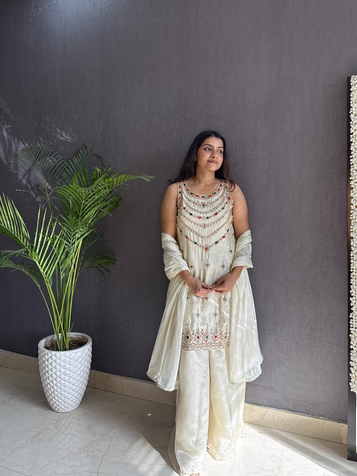 Bejewelled Handwork sharara set