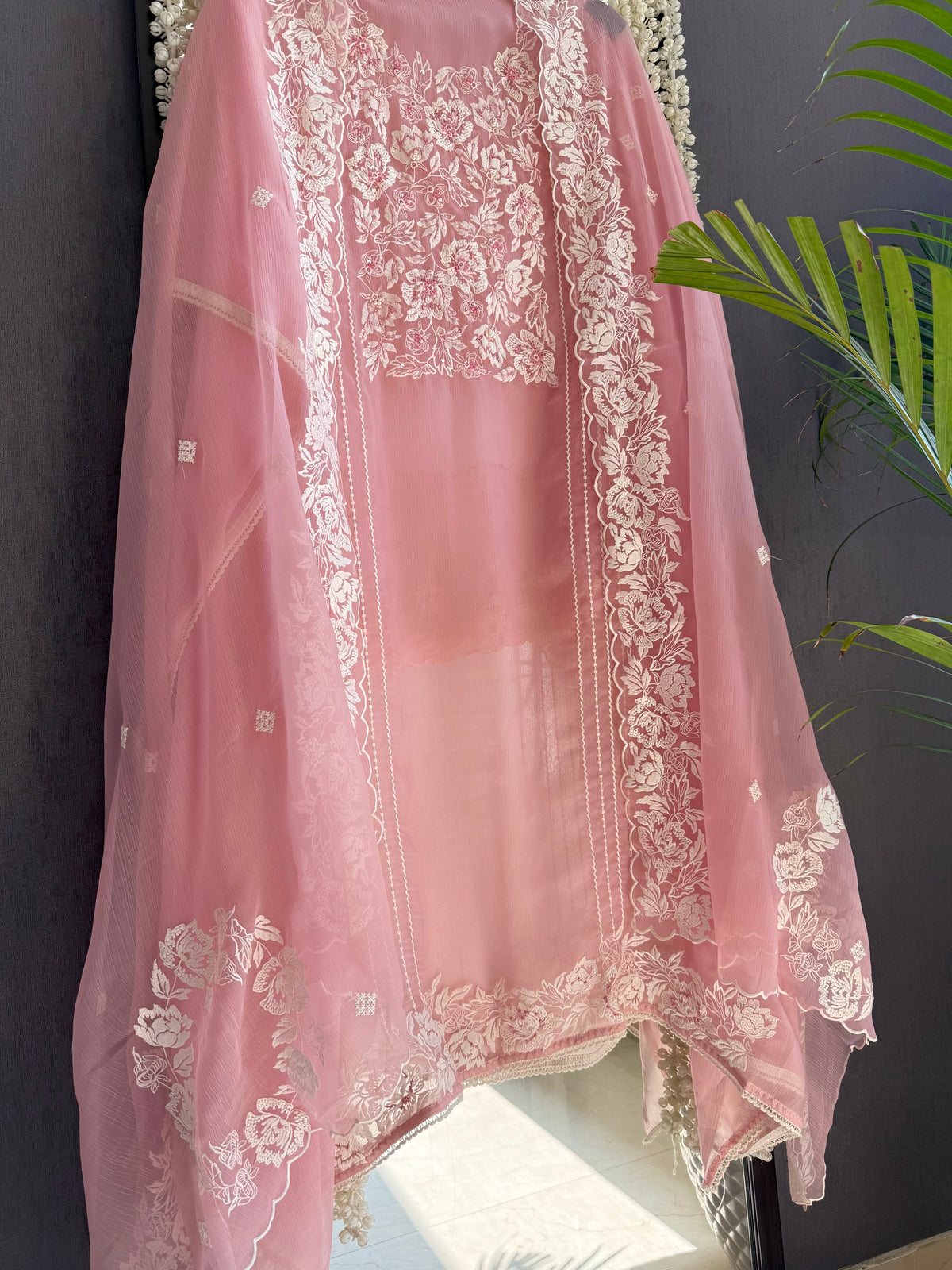 Parsi work florals Handwork suit