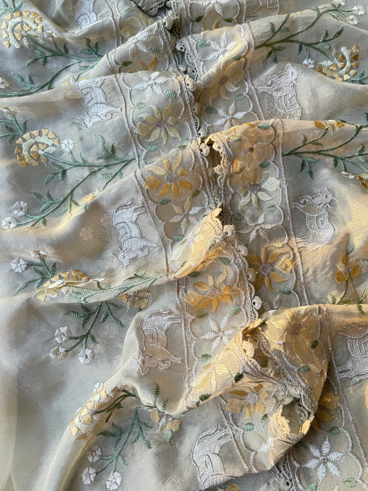 Luxurious Tissue Silk pichwai suit