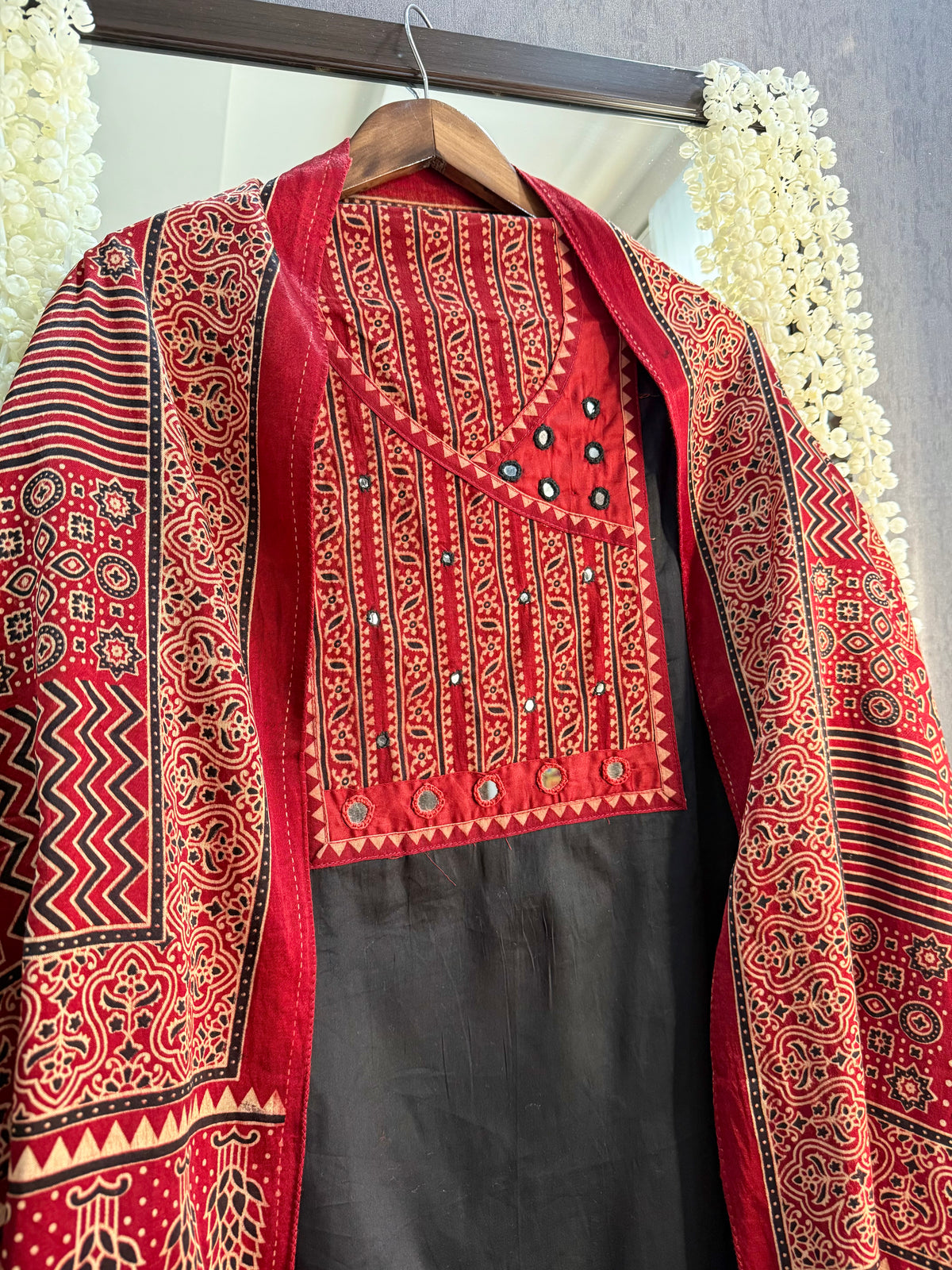 Cotton ajrakh suits