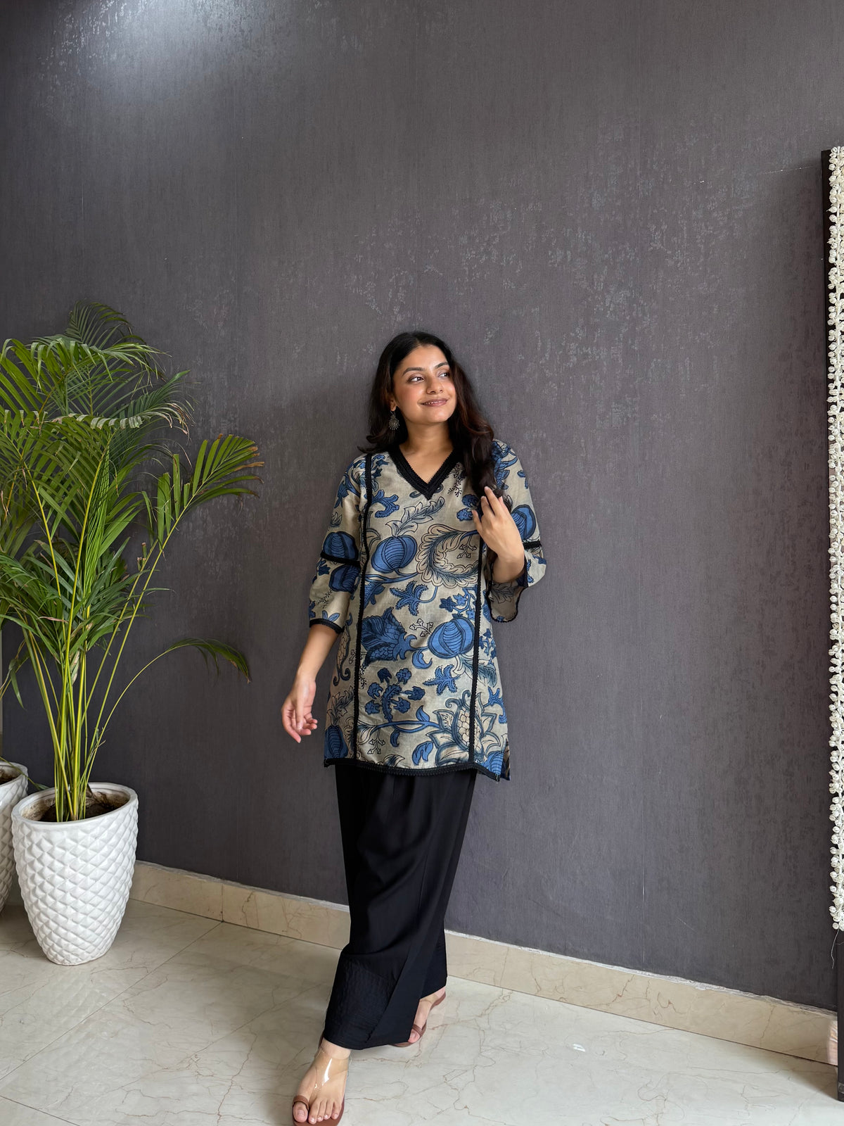 Cotton farshi coord set