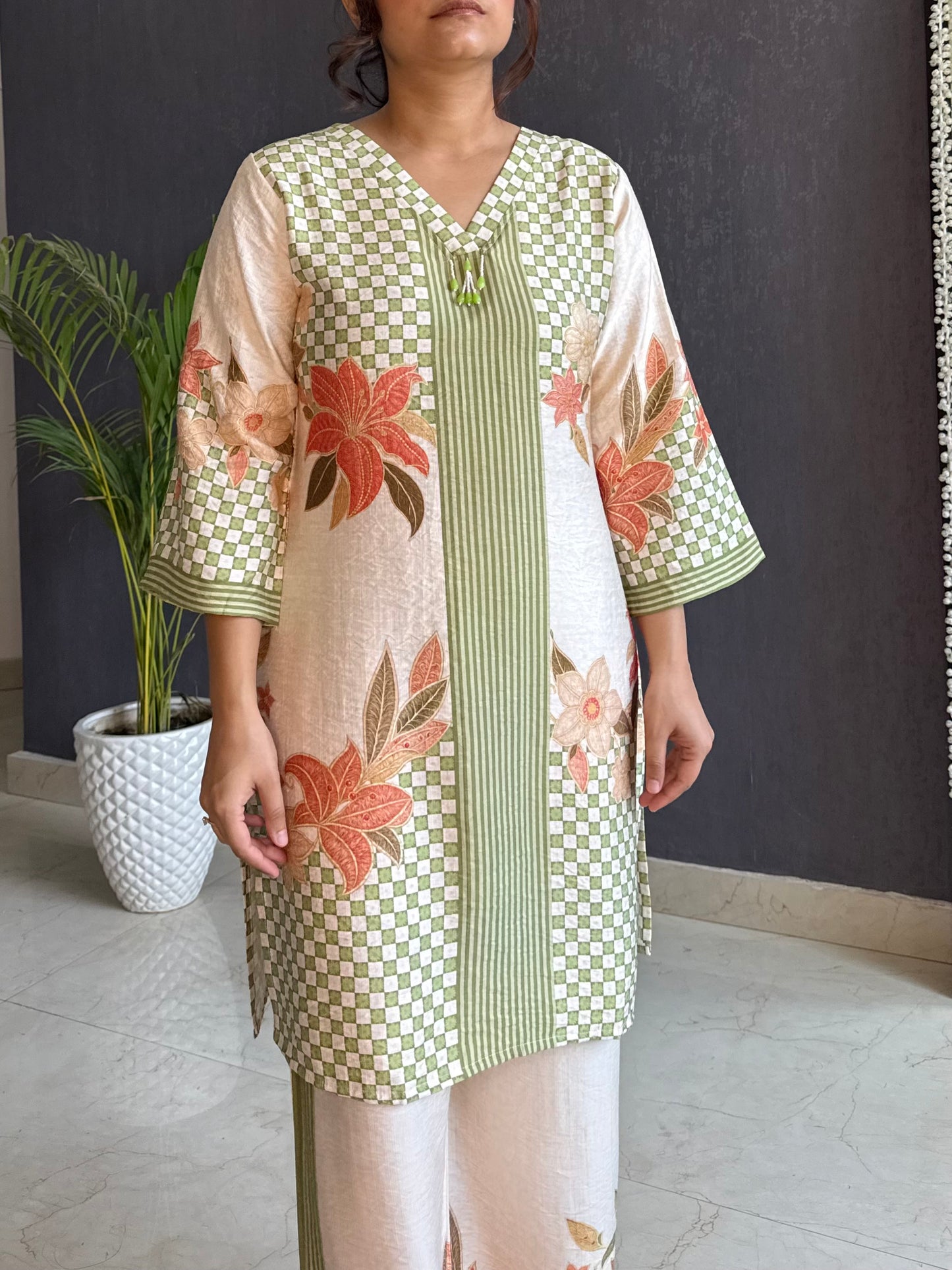 Modal cotton floral Coord set