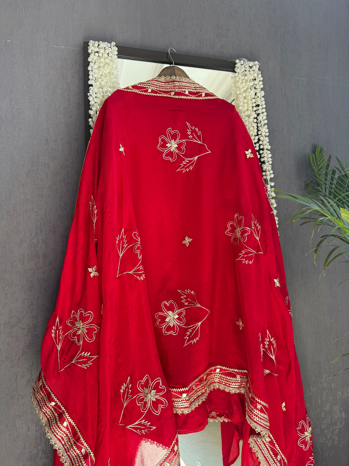 Luxurious gotapatti pitta work suit