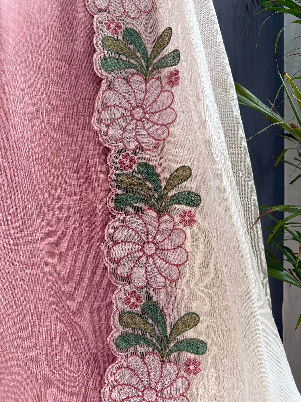 Premium Linen floral suit