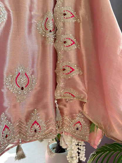 Luxurious bejewelled suit