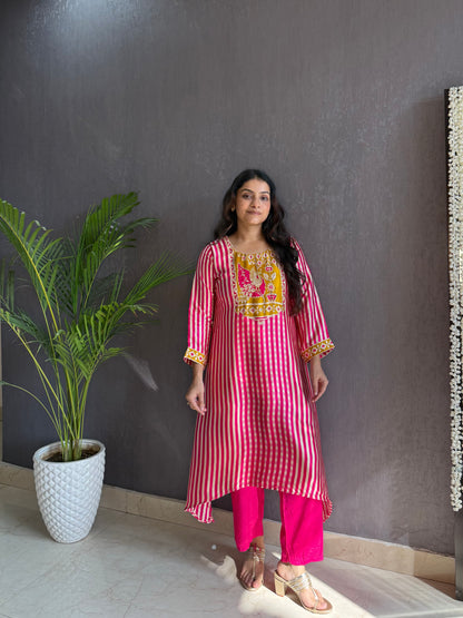 Festive gajji silk coord set
