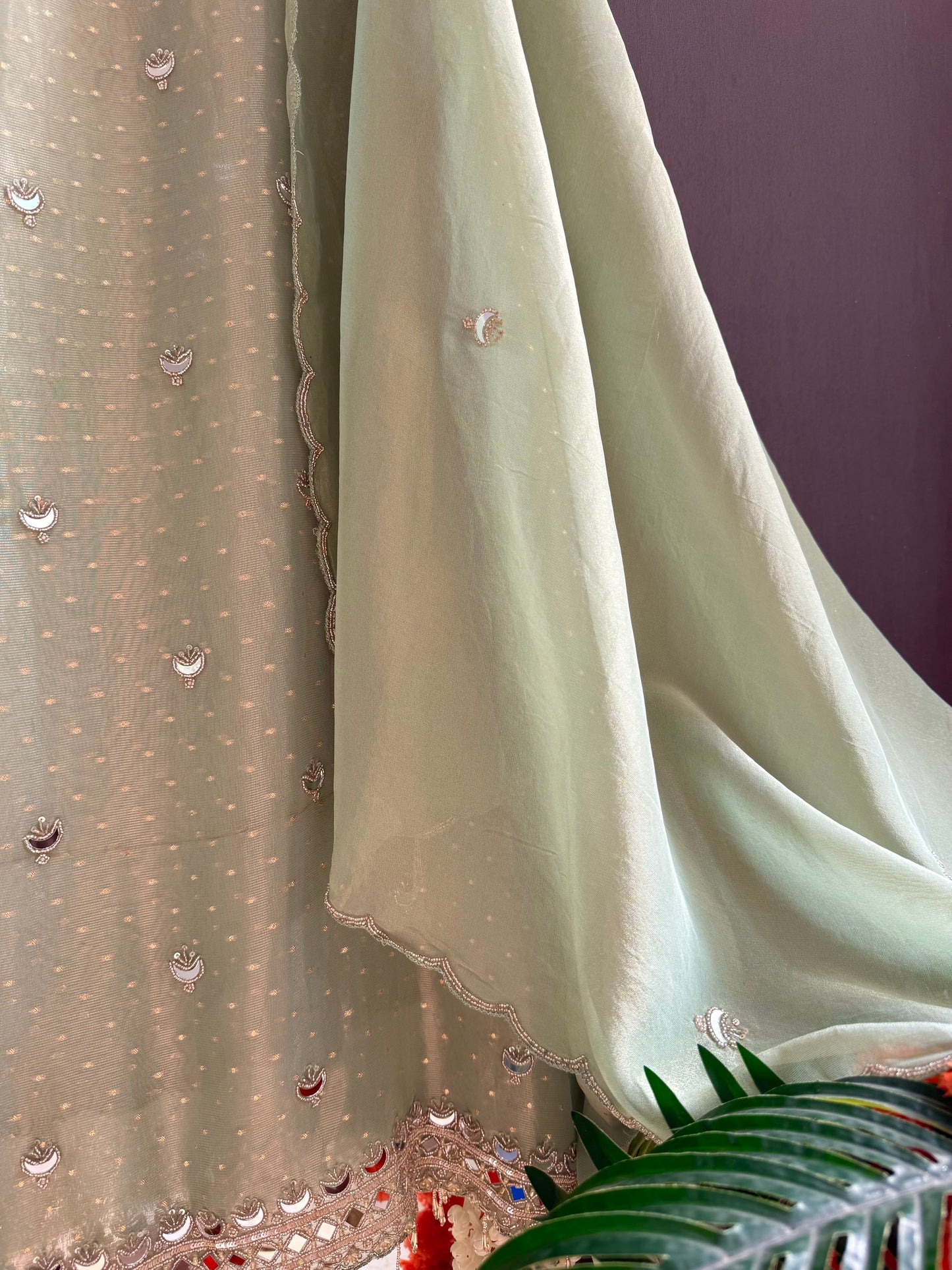 Chaand Mirrorwork suit