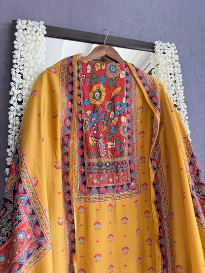 Muslin Kalamkari suits