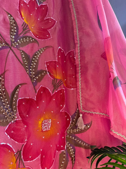 Premium handpainted handwork suit