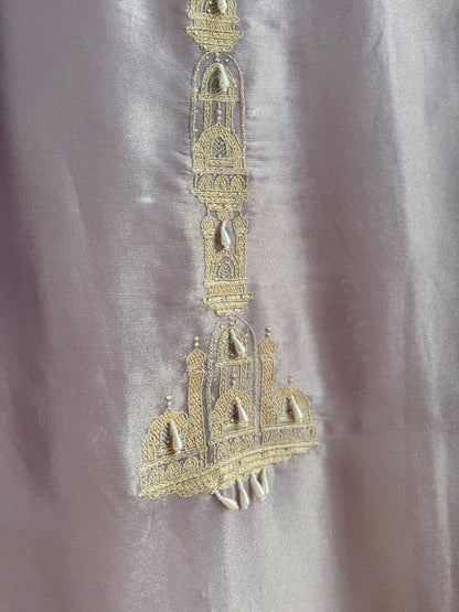 Luxurious temple zari work suit