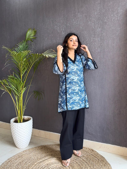 Cotton farshi coord set