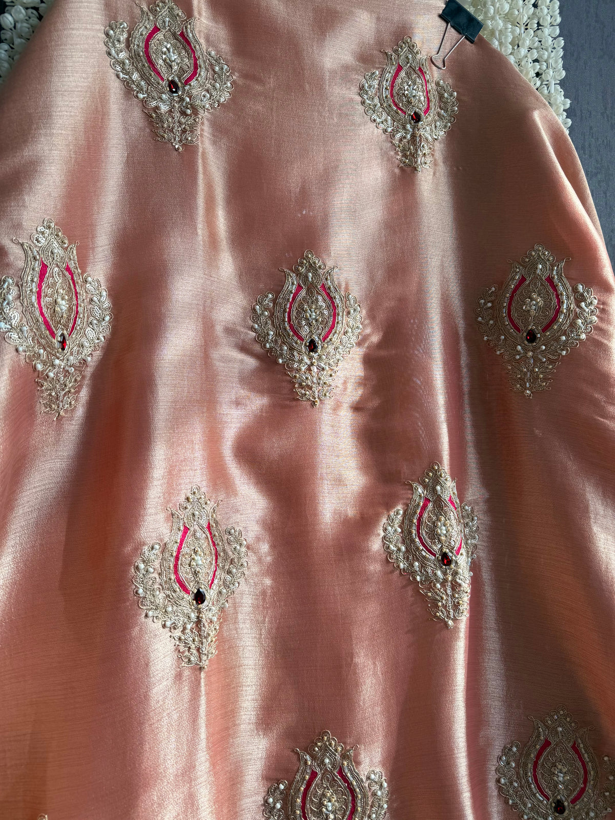 Luxurious bejewelled suit