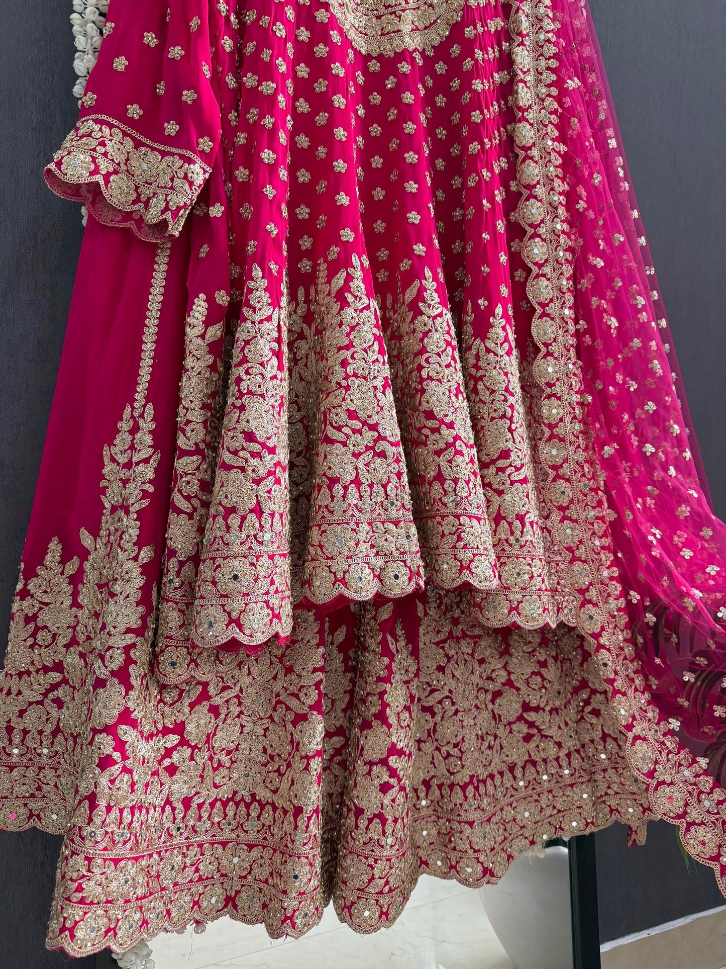 Luxurious Anarkali sharara set