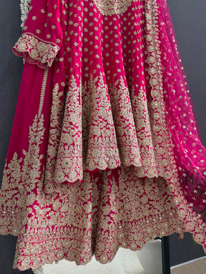 Luxurious Anarkali sharara set