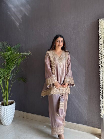 Luxurious Aari work Coord set