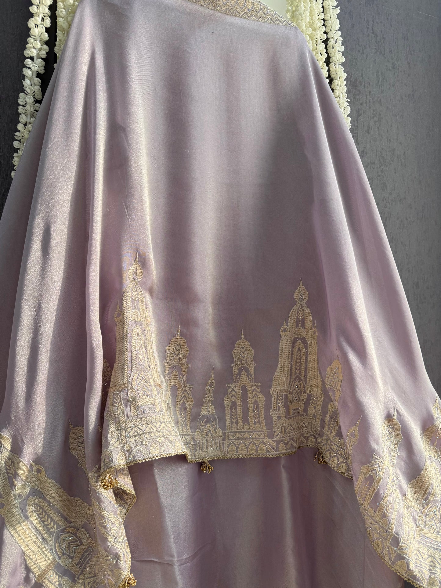Luxurious temple zari work suit