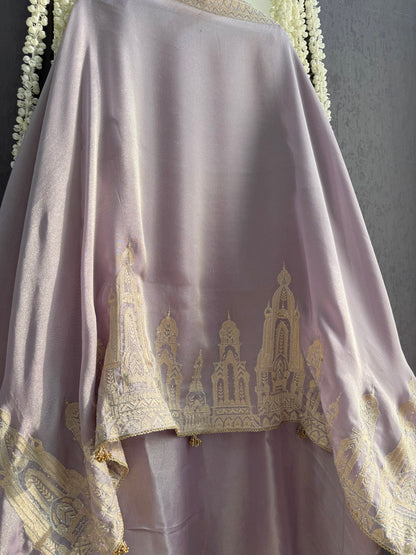 Luxurious temple zari work suit