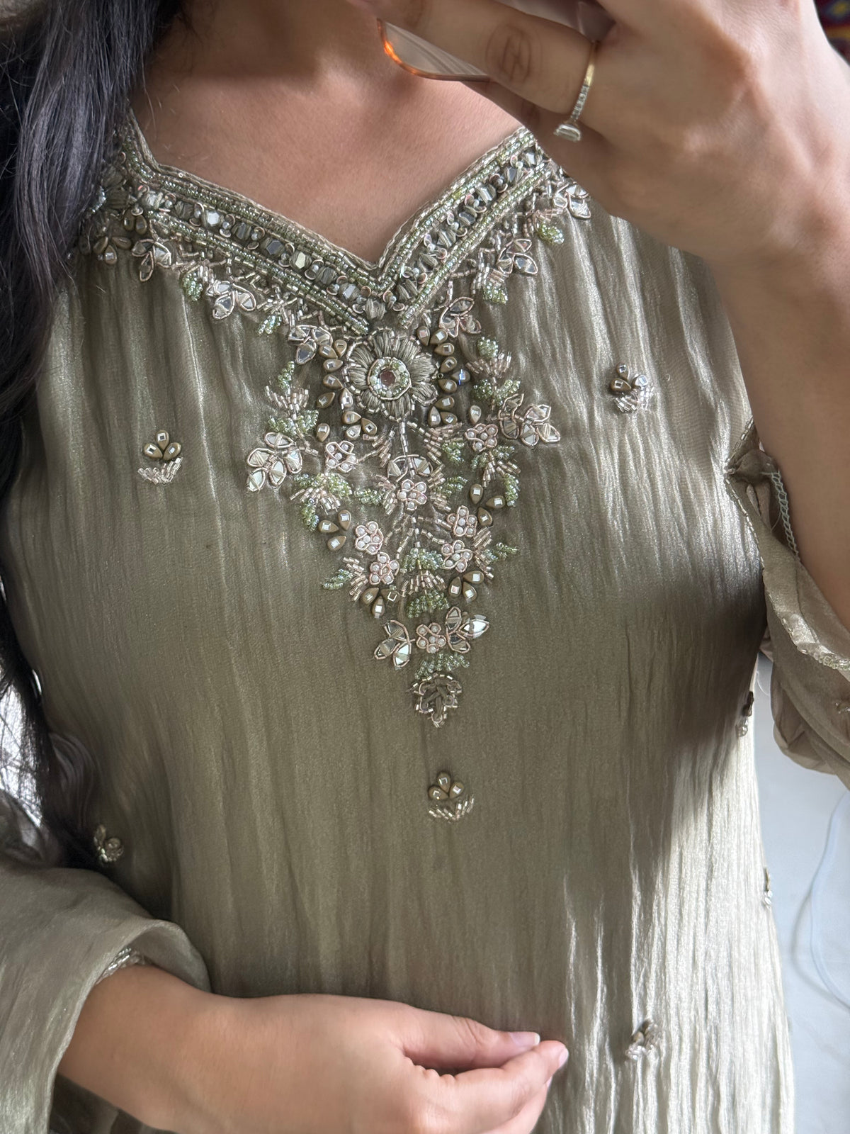 Handwork sharara set