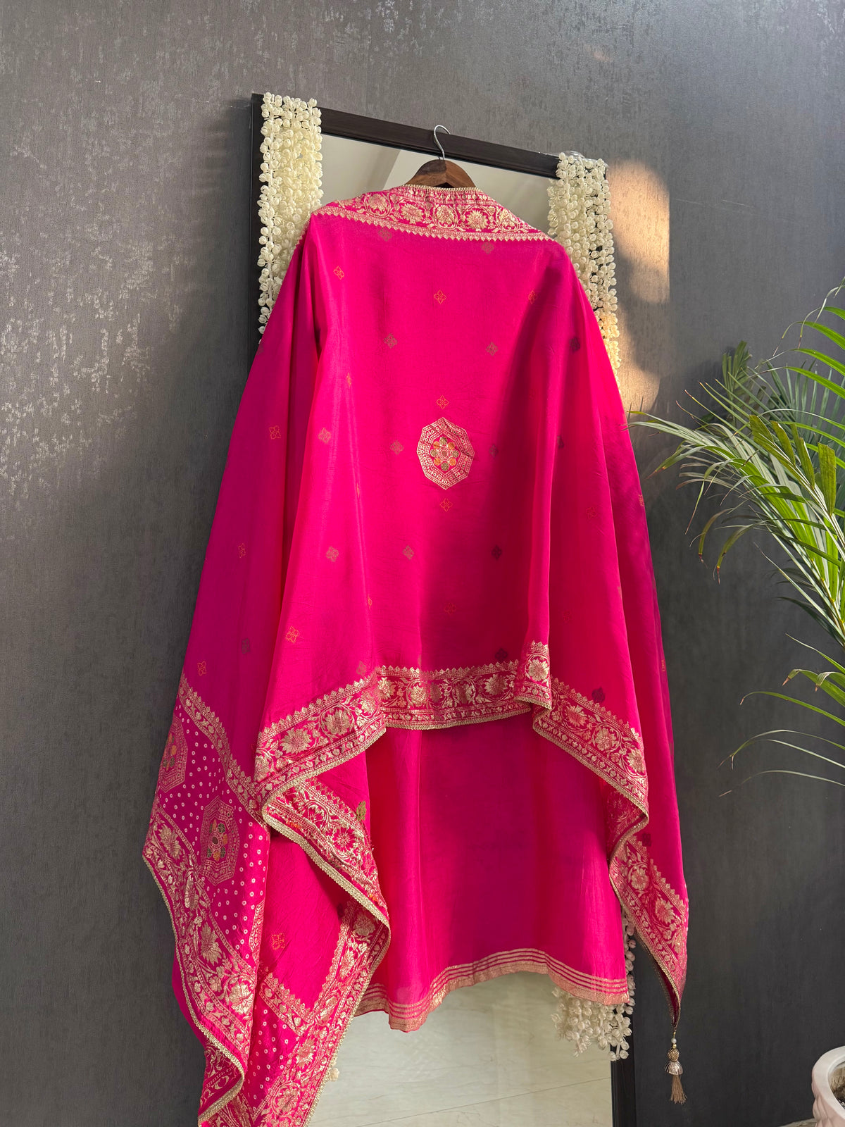Meenakari Benarsi gharchola suit