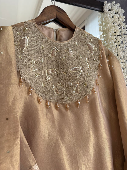 Luxurious tissue silk brocade set