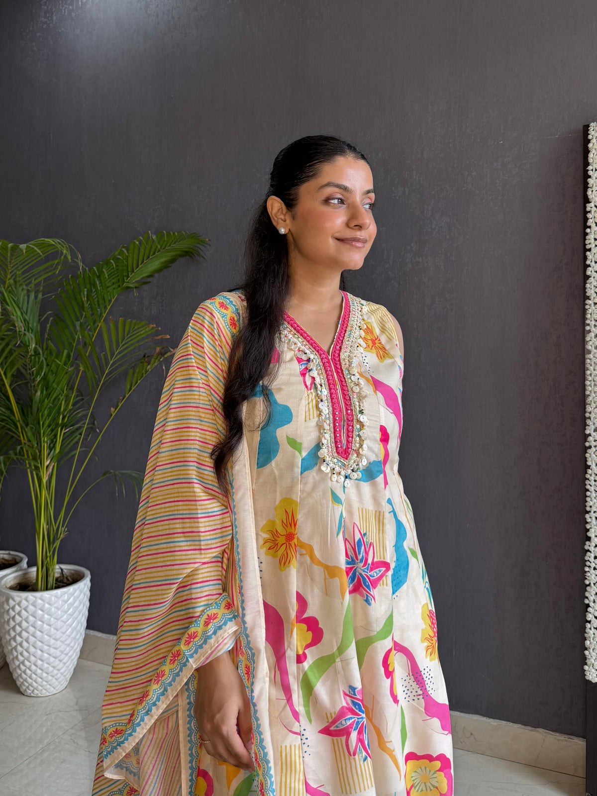 Dreamy pure cotton dhoti set