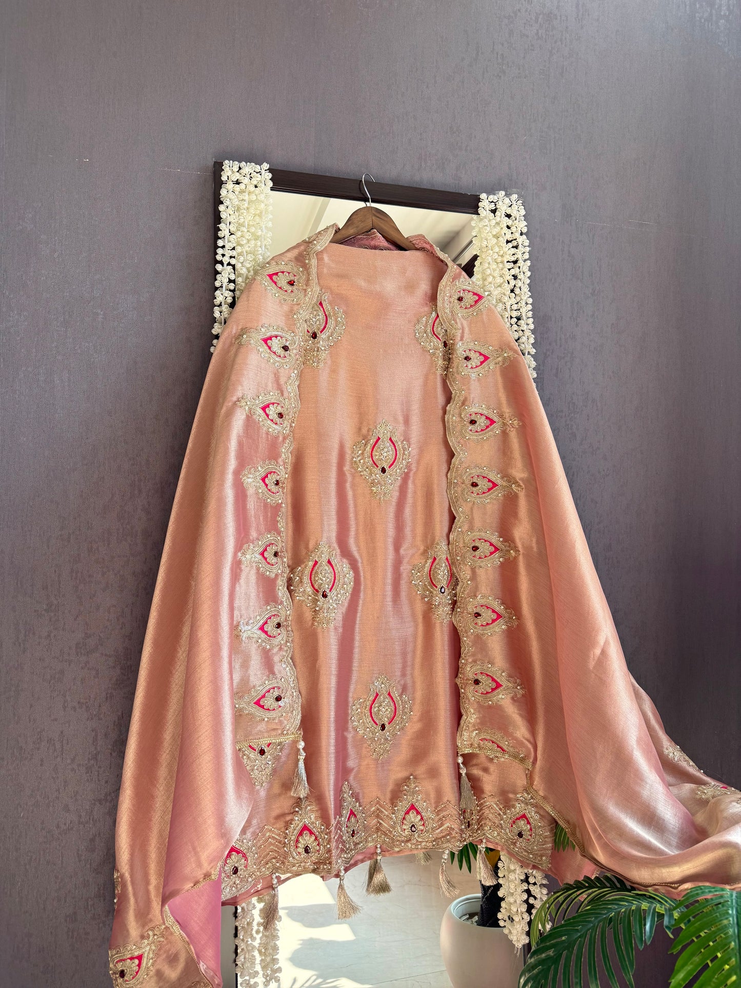 Luxurious bejewelled suit