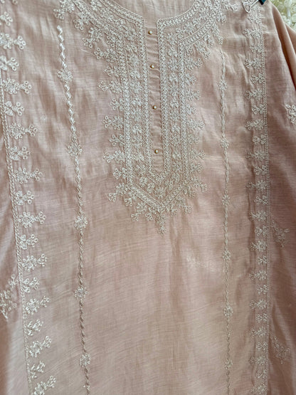 Luxurious Mul chanderi dori sitara suit