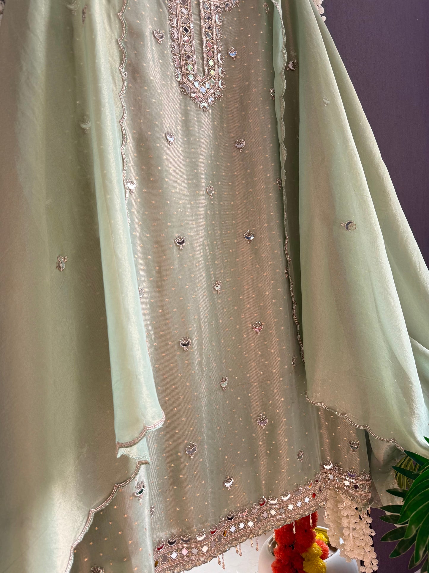 Chaand Mirrorwork suit