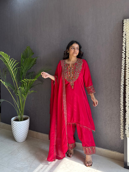 Premium silk antique dori set