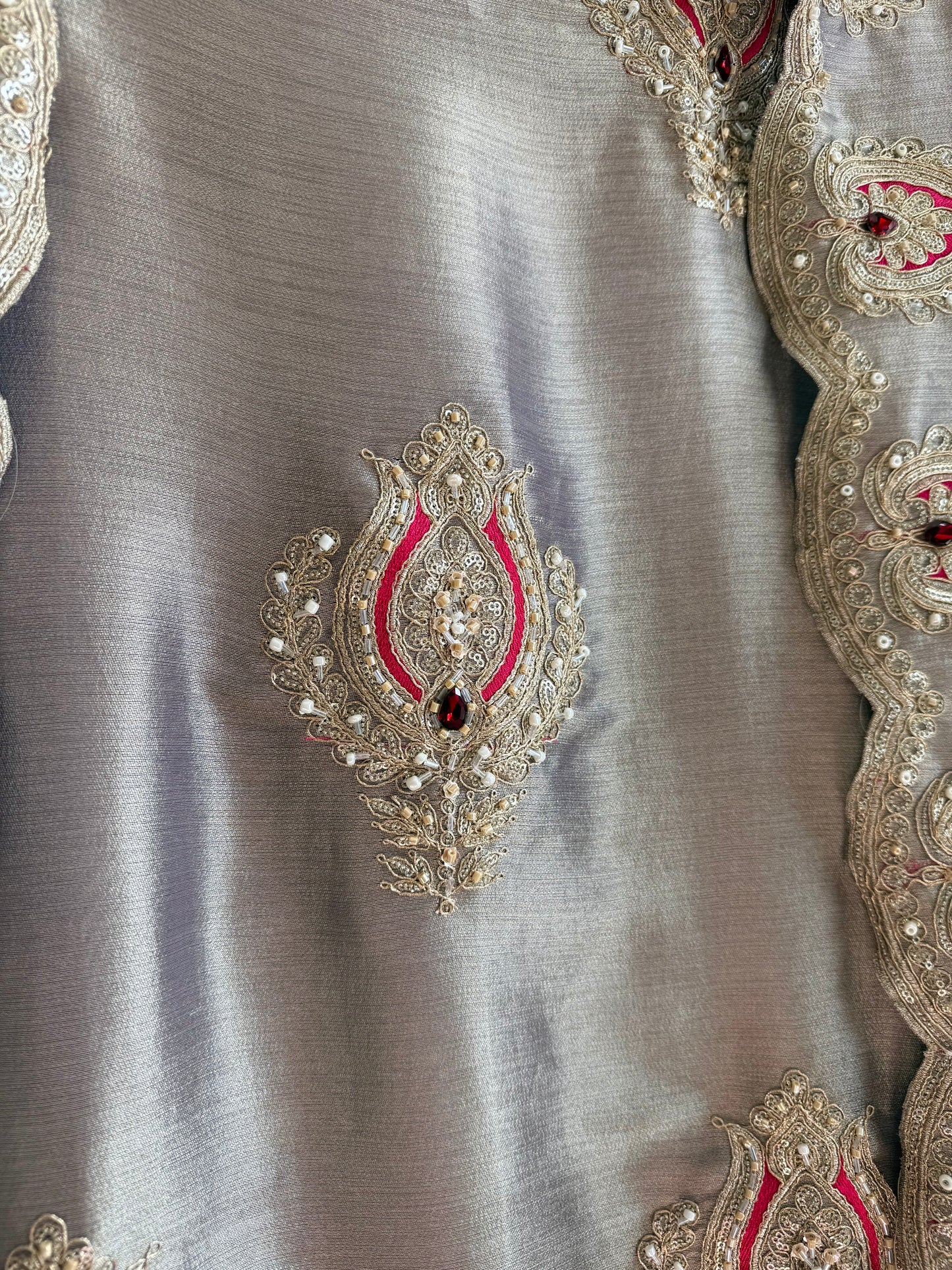 Luxurious bejewelled suit