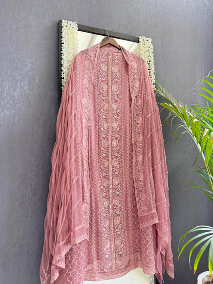 Lucknowi handwork suit