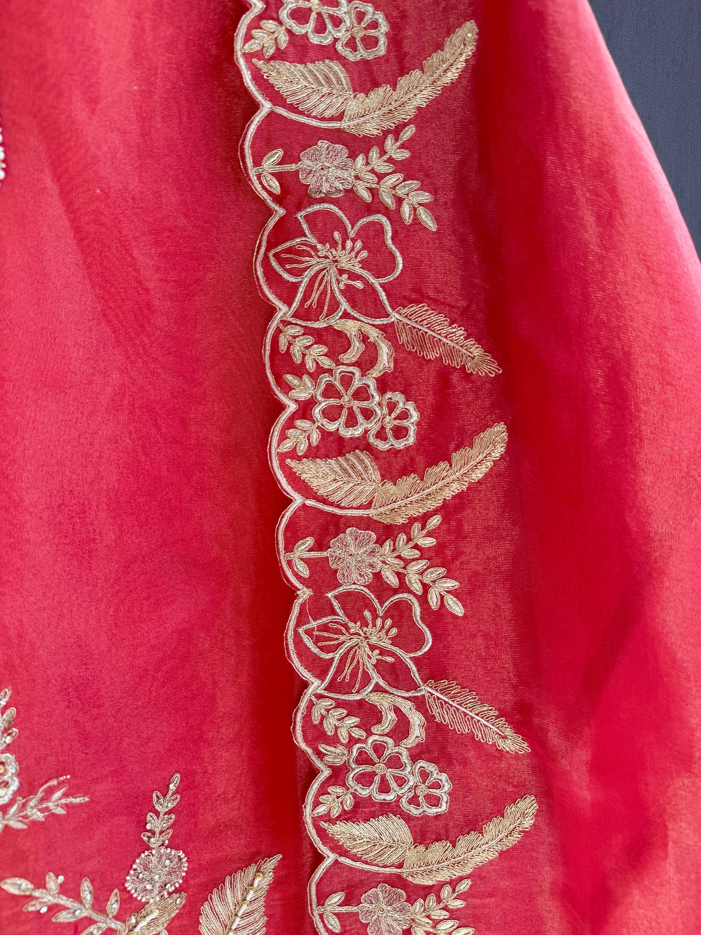 Luxurious mughal florals Handwork suits