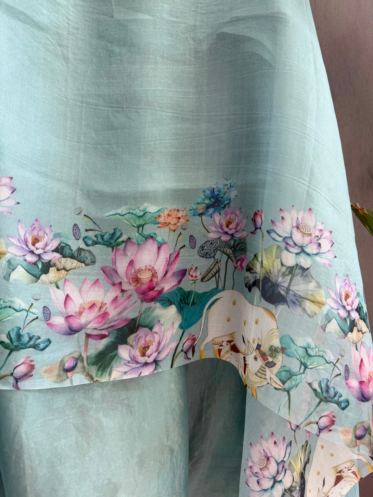 Luxurious Monochromatic pichwai work suit