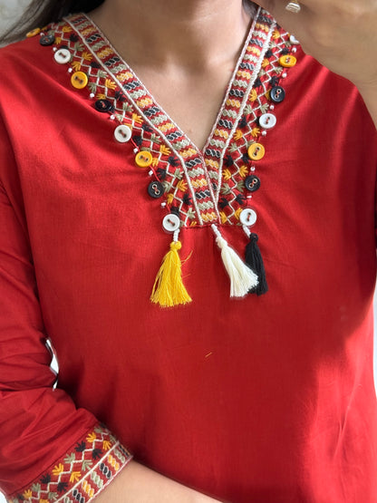 Cotton tribal coord set