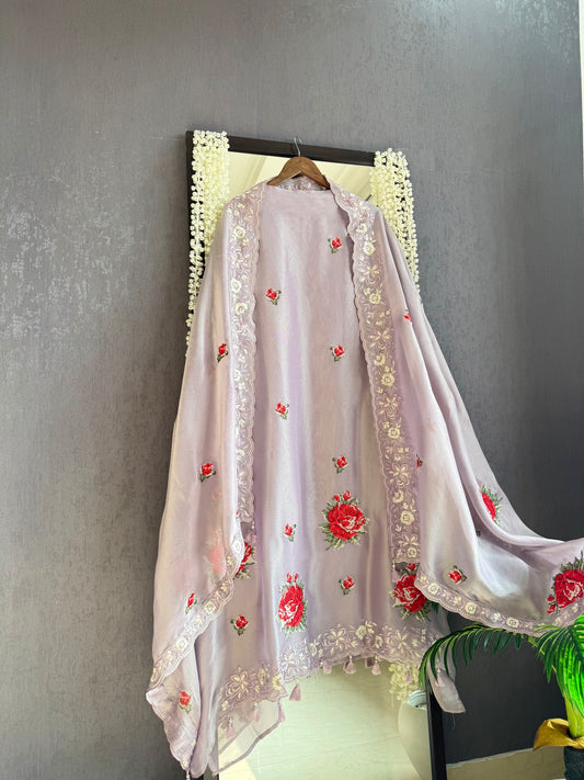 Luxurious Cross stitch suit
