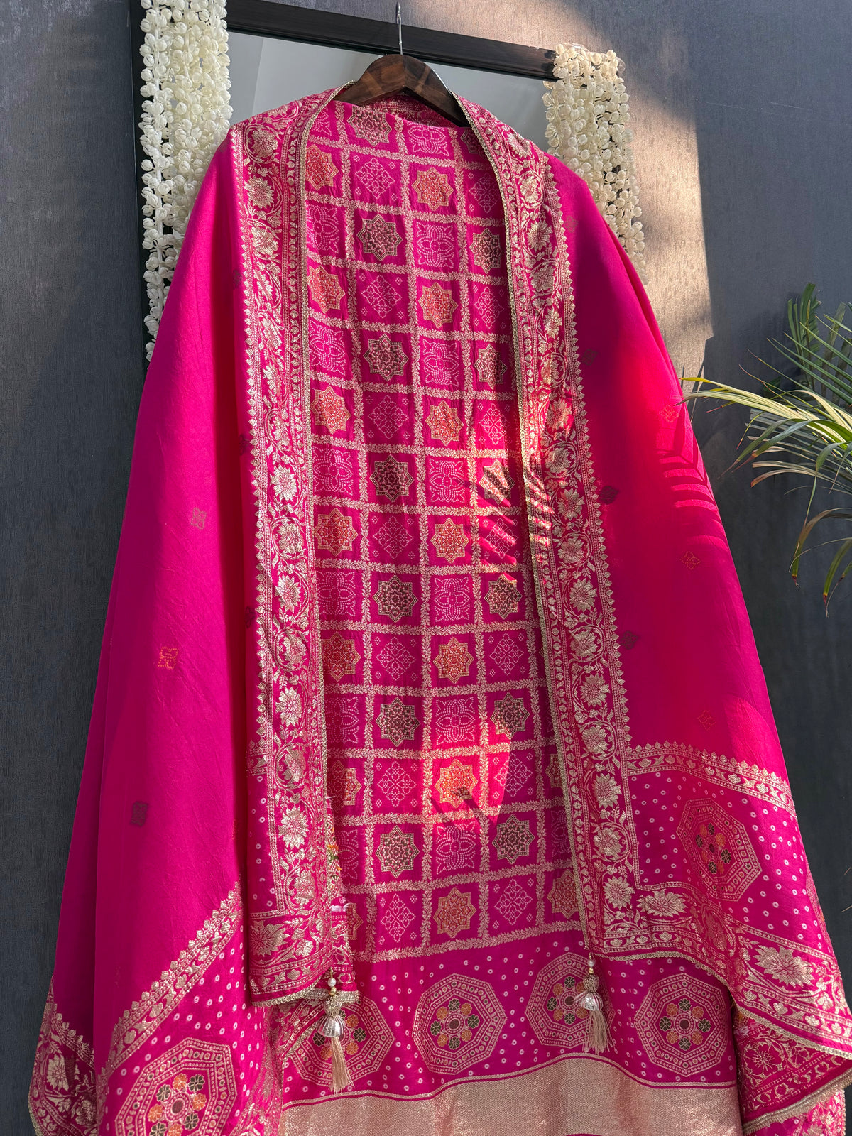 Meenakari Benarsi gharchola suit