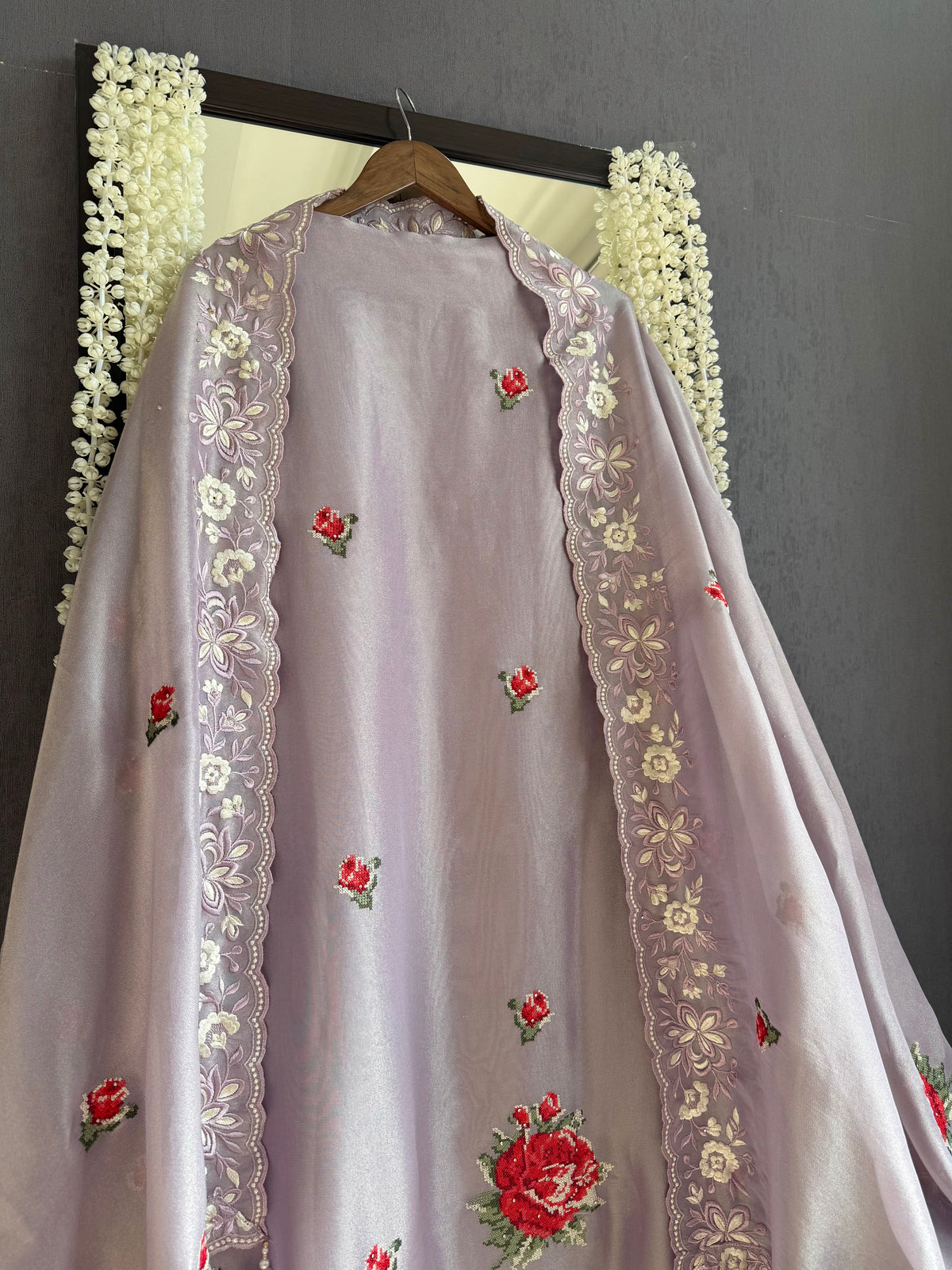 Luxurious Cross stitch suit