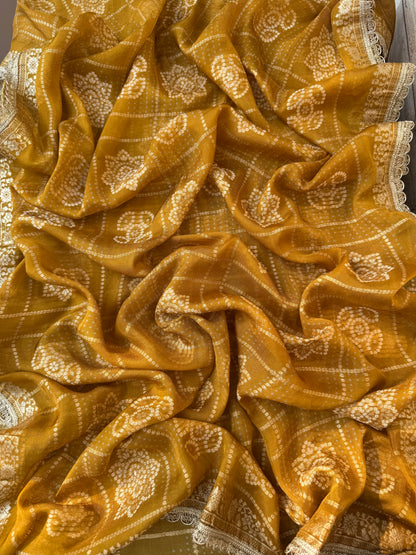 Luxurious bejewelled Gharchola suit