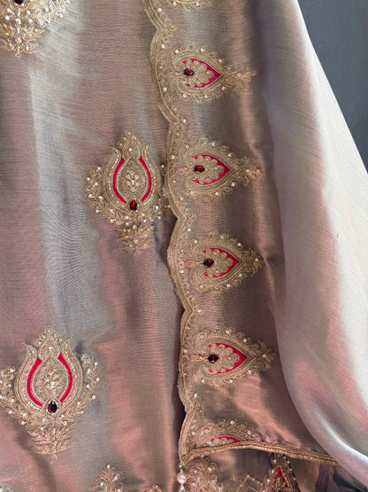 Luxurious bejewelled suit