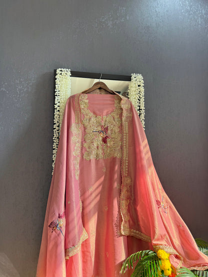 Luxurious birds handwork birds suit