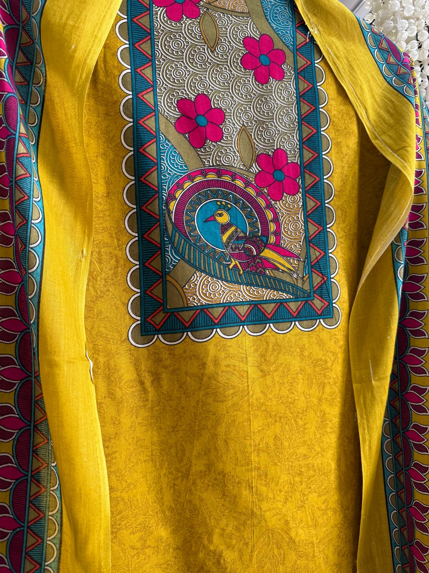 Mulmul cotton tribal art suit