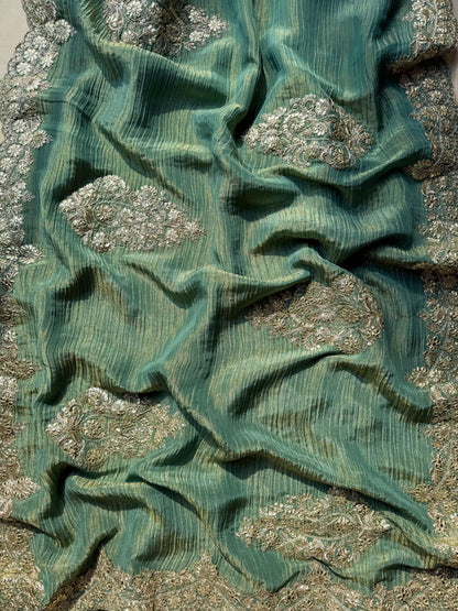Luxurious Benarsi Tissue silk suit