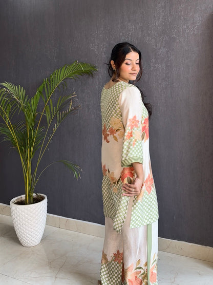 Modal cotton floral Coord set