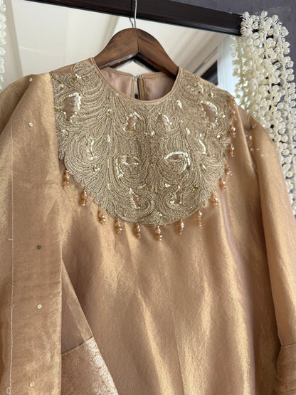 Luxurious tissue silk brocade set