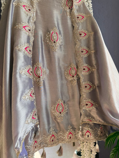 Luxurious bejewelled suit