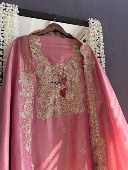 Luxurious birds handwork birds suit