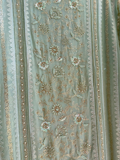 Pitta work crystal handwork suit