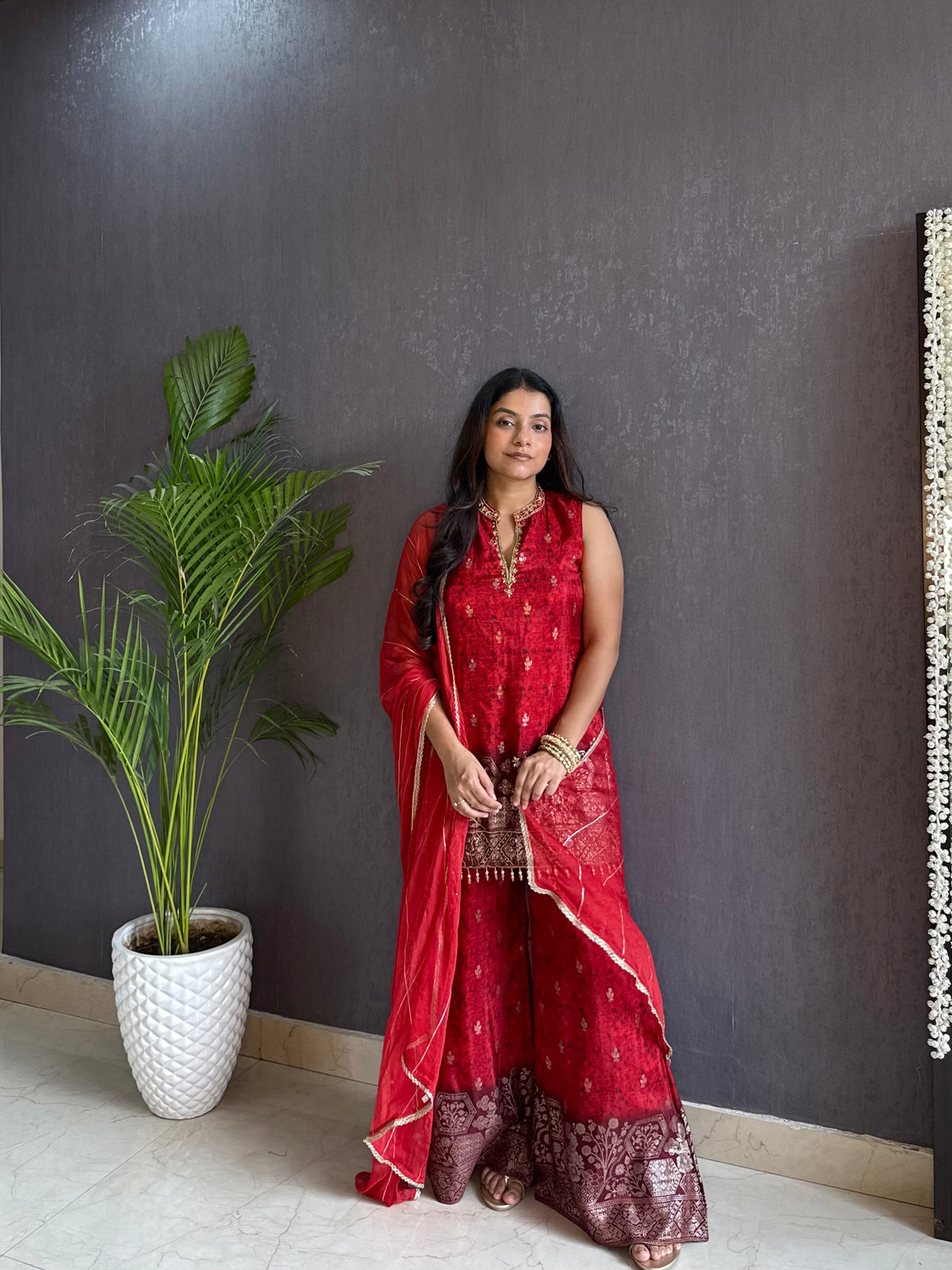 Handwork Benarsi ombré set