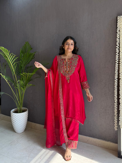 Premium silk antique dori set