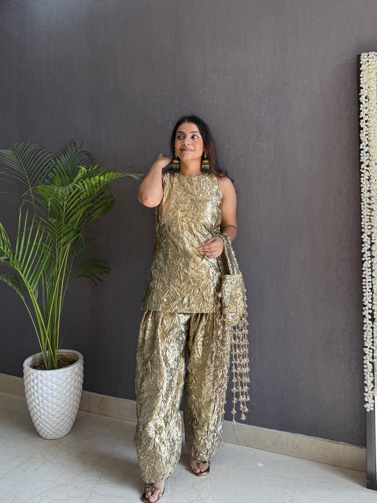 Gold Coord Set~without Potli